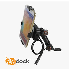 [digidock] 디지독 오토바이 핸드폰 스마트폰 충전 USB 일체형 거치대 (미러볼트고정형) - CA-1101UC-B